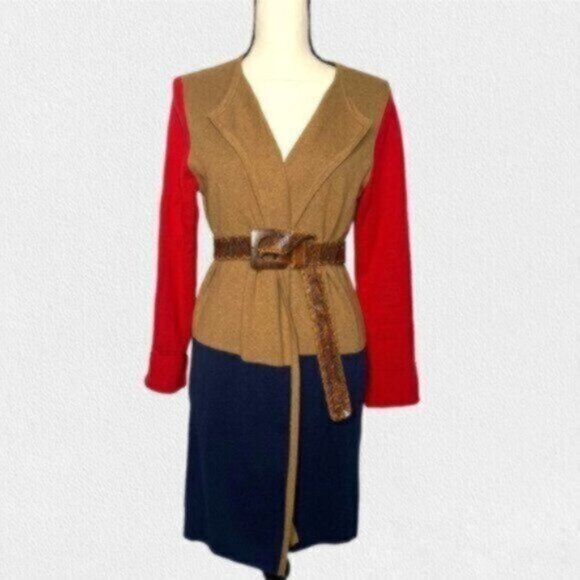 J. Crew Vanessa Colorblock Cardigan Sweater Jacket - Picture 2 of 10